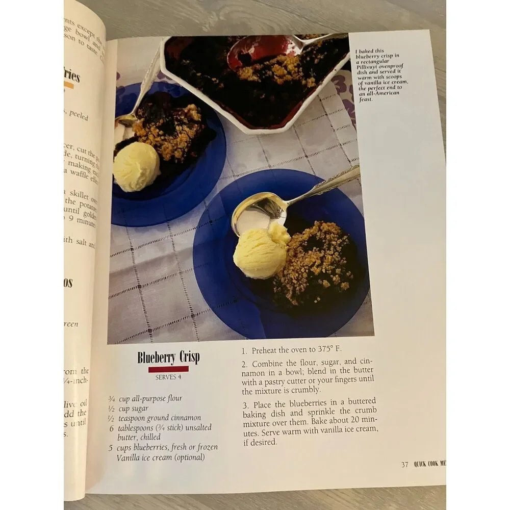 Martha Stewart's Quick Cook Menus cookbook - 1988